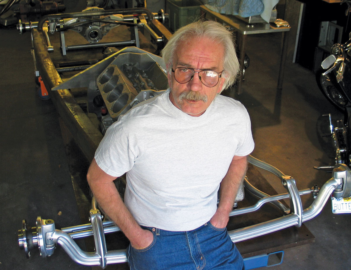 Lil’ John sitting on the “I-beam”-style front axle