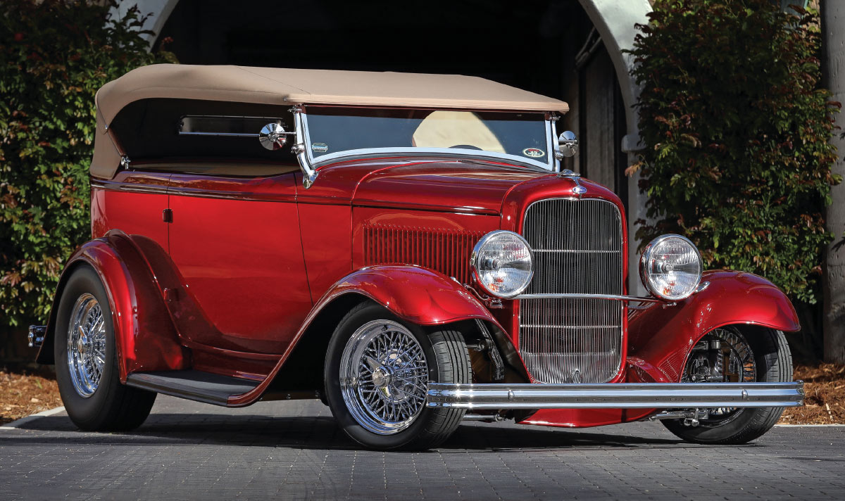 rodding around goodguys top 12 BASF 1932 ford phaeton reister
