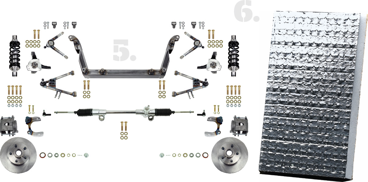 Scott’s Hotrods ’N Customs IFS kit and DEI’s Ultra Block