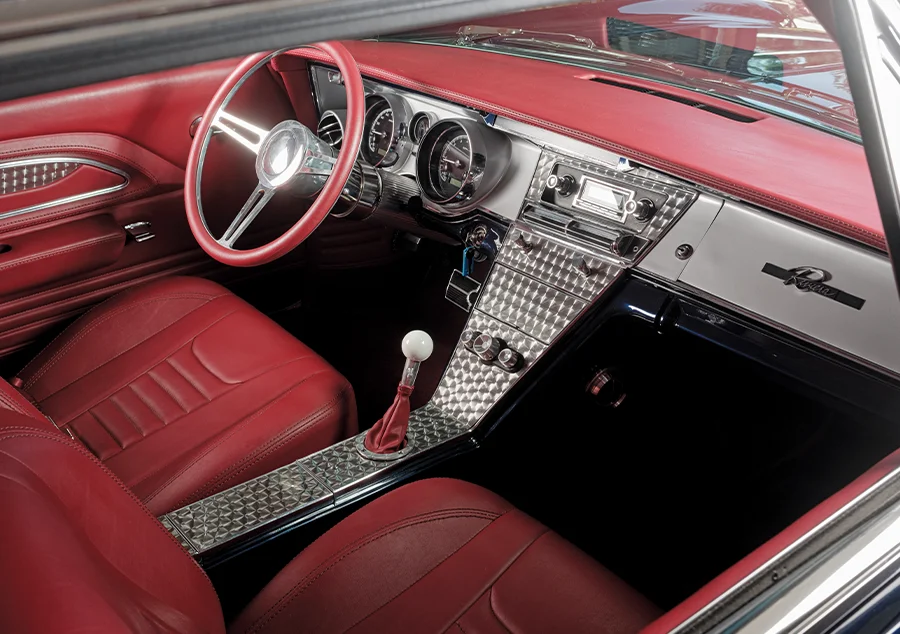 Show car 1963 Buick Riviera, full custom restoration, classic GM luxury coupe resto-mod