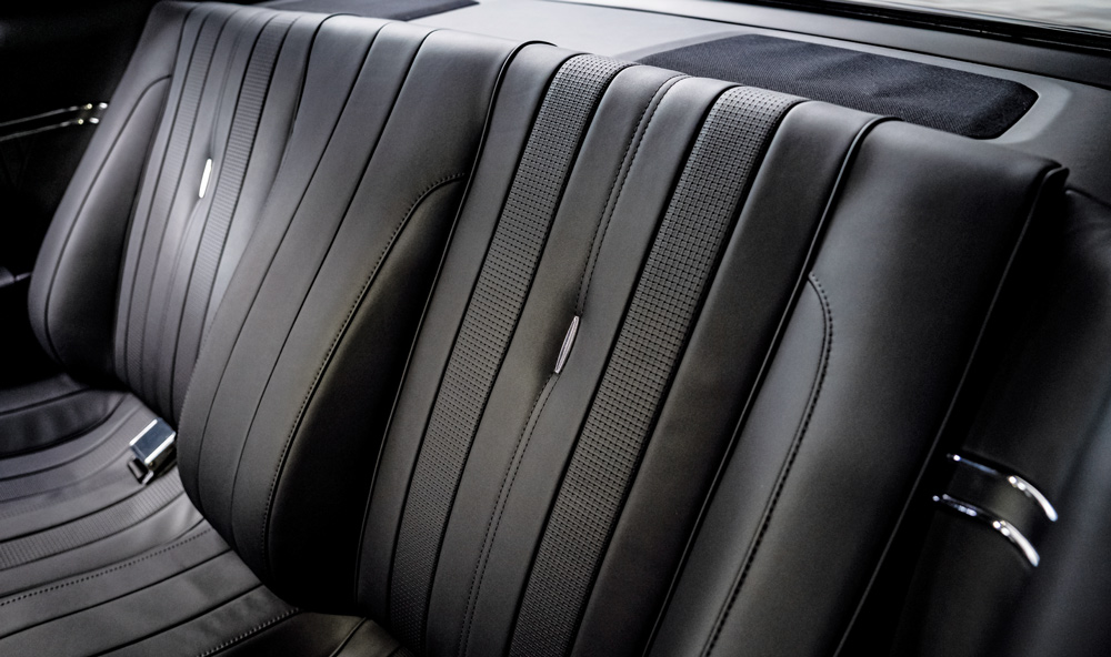 1970 Chevelle rear bench seat black vinyl factory style