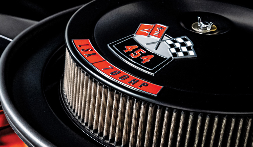 1970 Chevelle LSX 454 air cleaner 700HP dual flag emblem