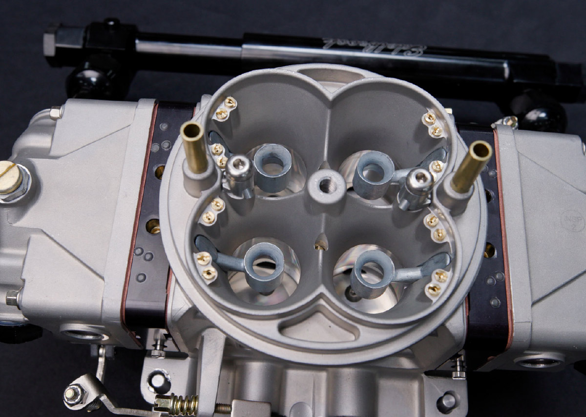 VRS 4150 annular booster design shown with dual fuel feed tubes