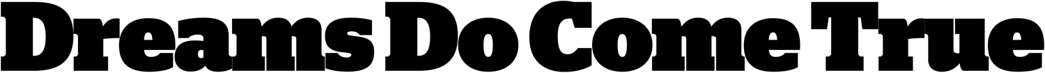 Dreams Do Come True