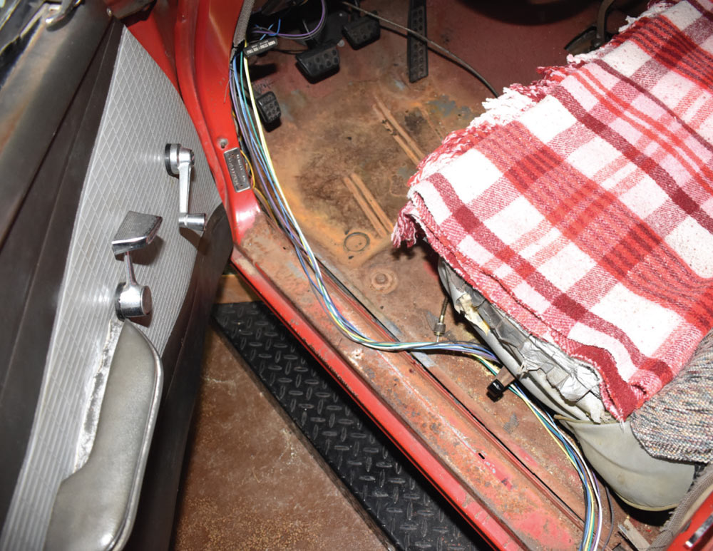 dodge interior wiring under seat routing new wire harness installation