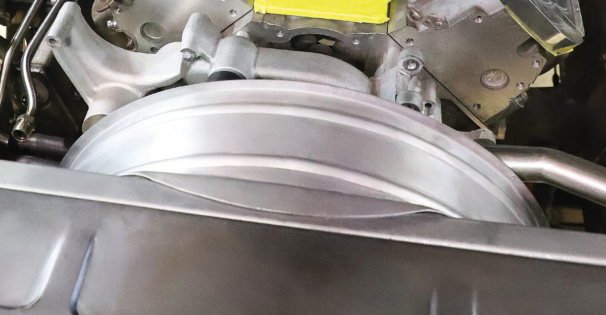 finished fabrication on fan shroud