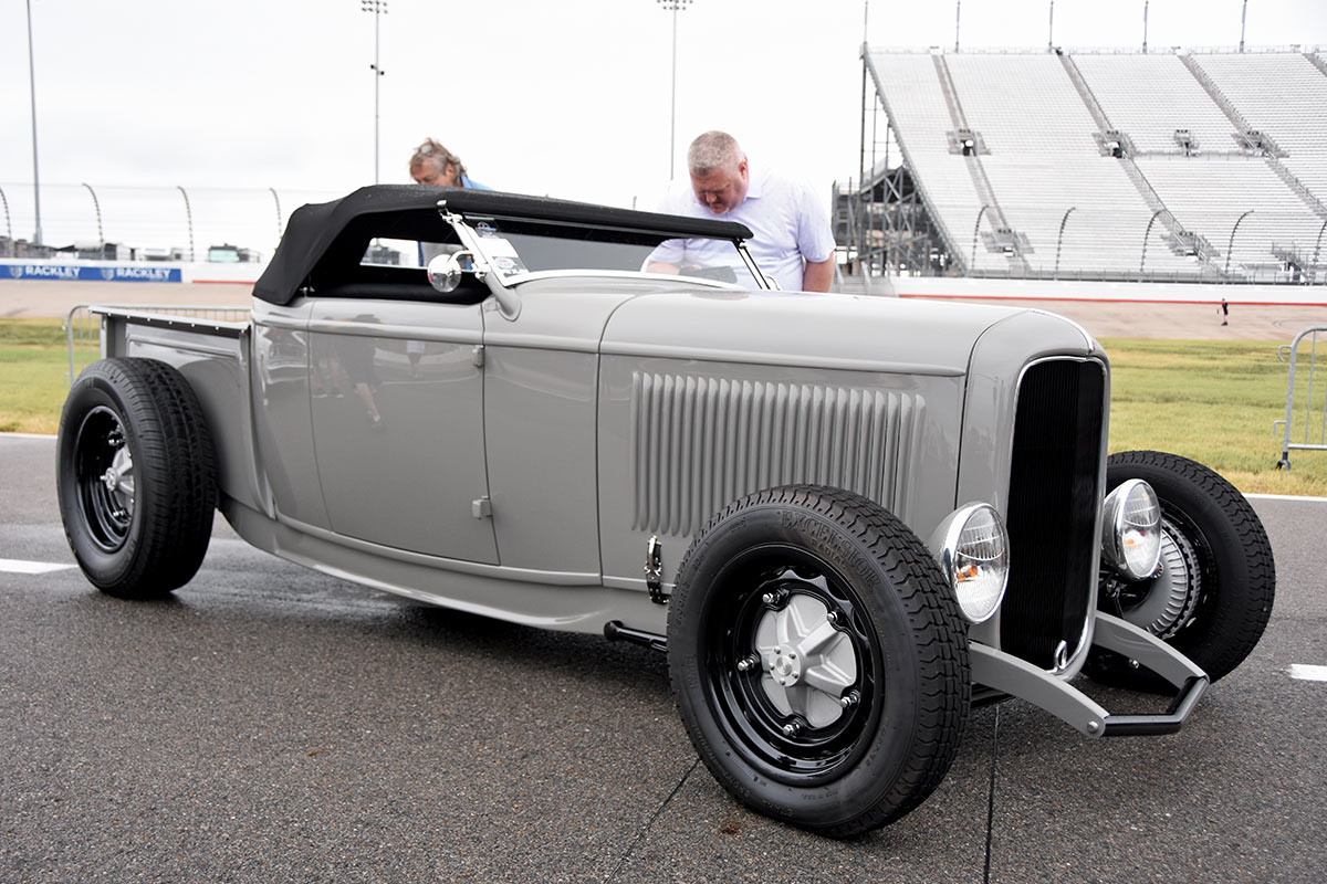 light gray 1932 Ford highboy roadster pickup