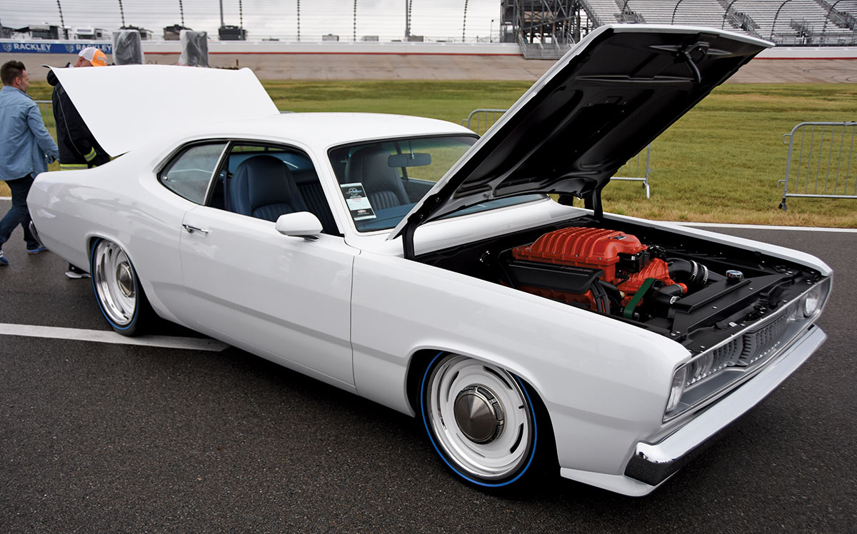 white 1971 Plymouth Duster