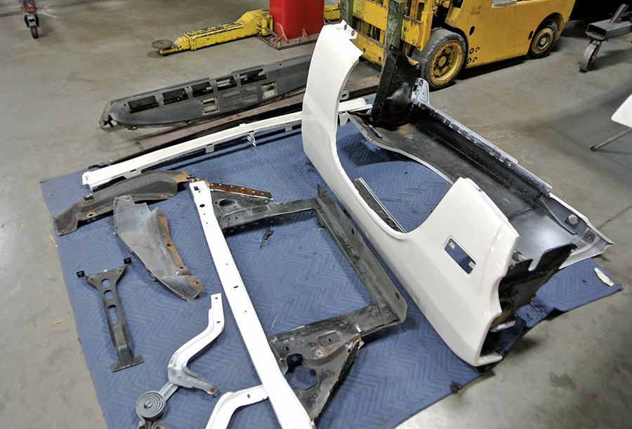 1971 Plymouth Duster restoration chassis stripped body shell suspension upgrades