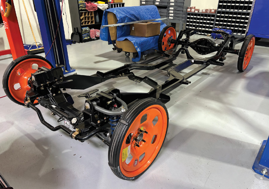 modern rodding project godzilla ford performance body frame