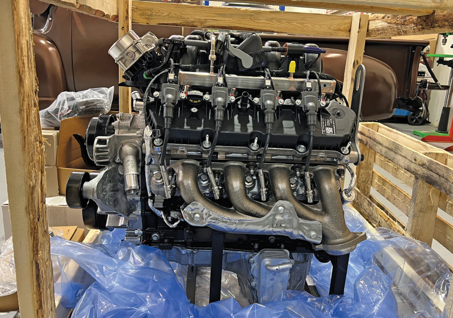 modern rodding project godzilla ford performance engine