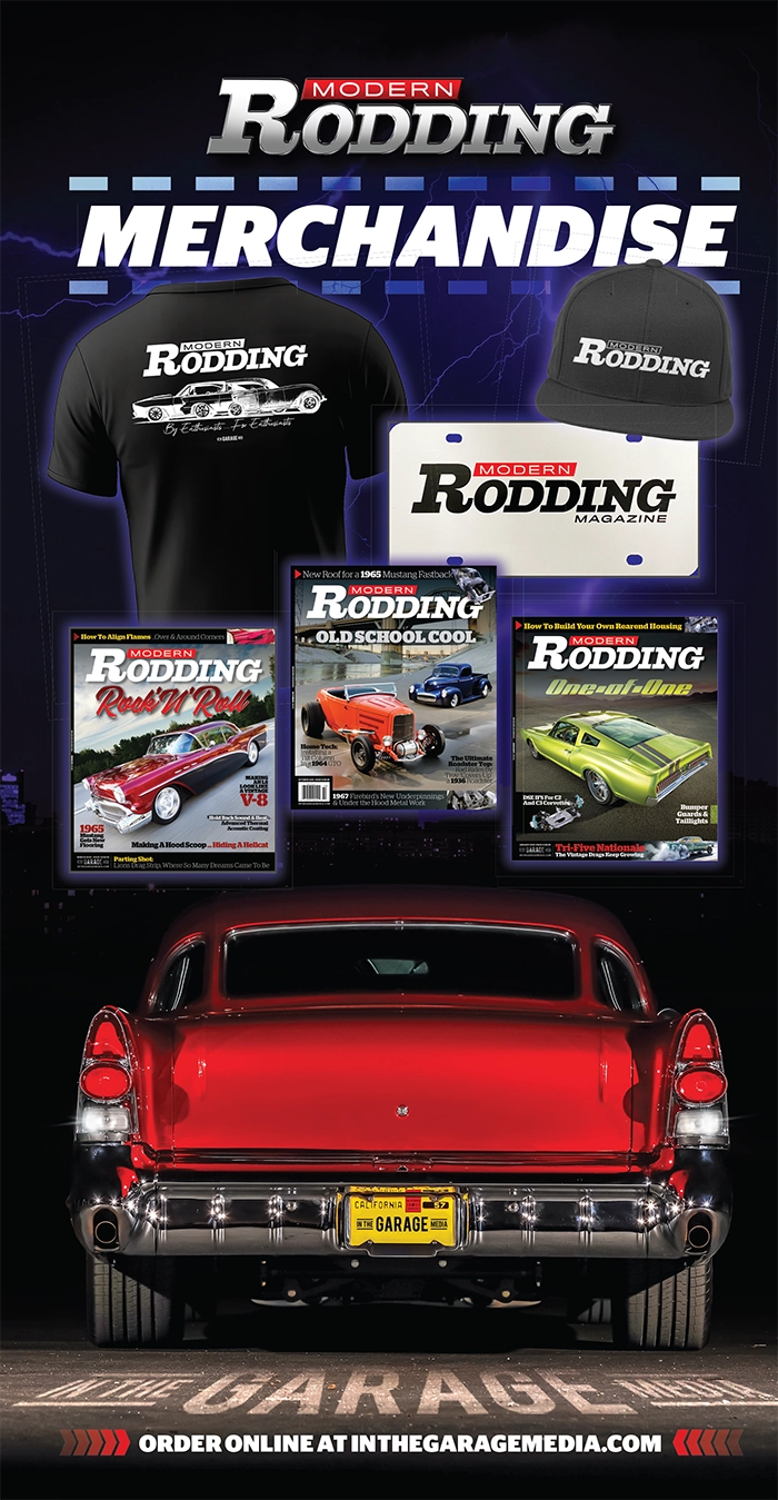 Modern Rodding Merchandise Advertisement