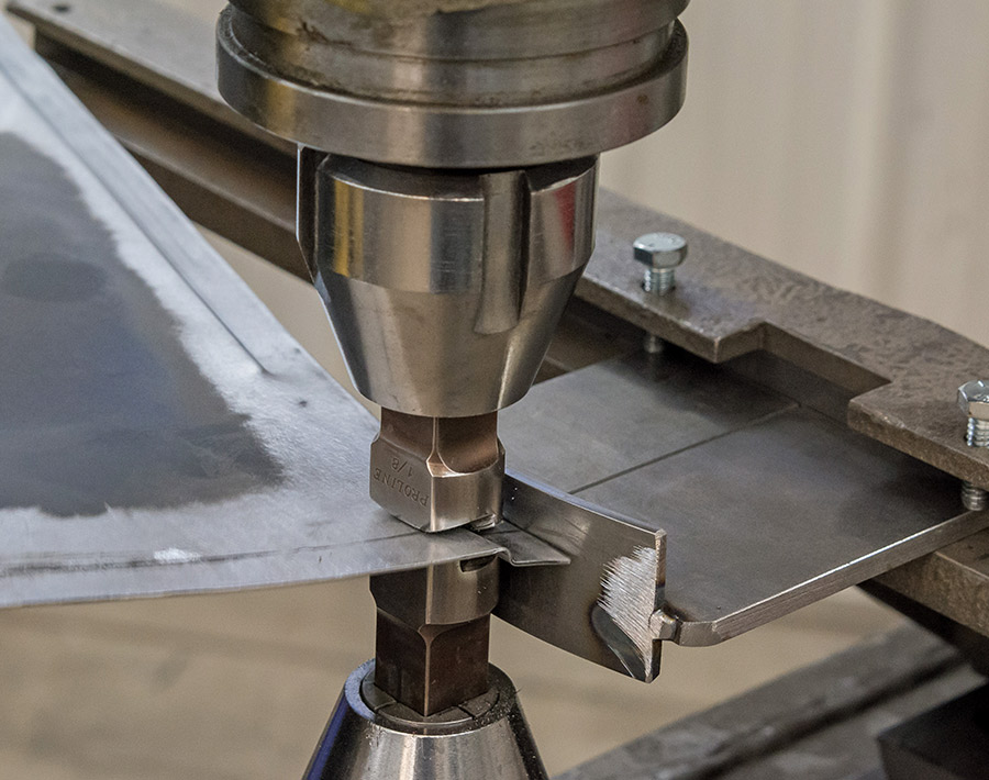 1971 challenger panel edge forming metal shaping flanging tool