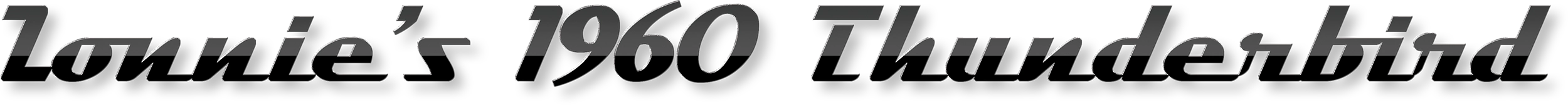 Lonnie's 1960 Thunderbird