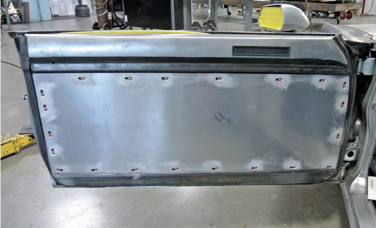 1971 plymouth duster custom metal inner door panel fabricated install