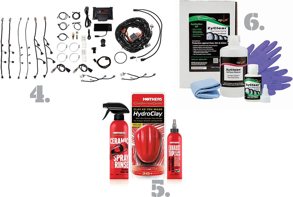 fitech drive by wire, mothers hydroclay, zycoat zyclear clear coat forgeline