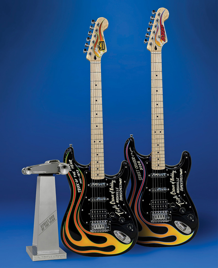 custom guitars for Triple Crown class winners