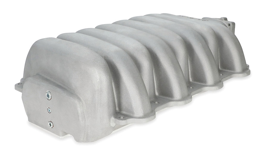 Perspective view of the Holley cast aluminum Godzilla intake manifold.