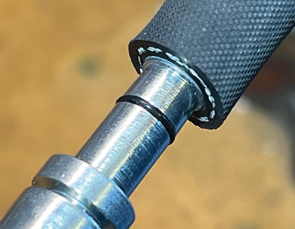 E-Z Clip fitting showing double O-ring seal.