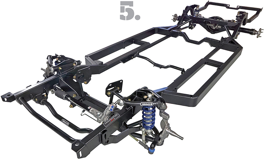 Ridetech Momentum chassis assembly for 1964-67 Chevelle applications.
