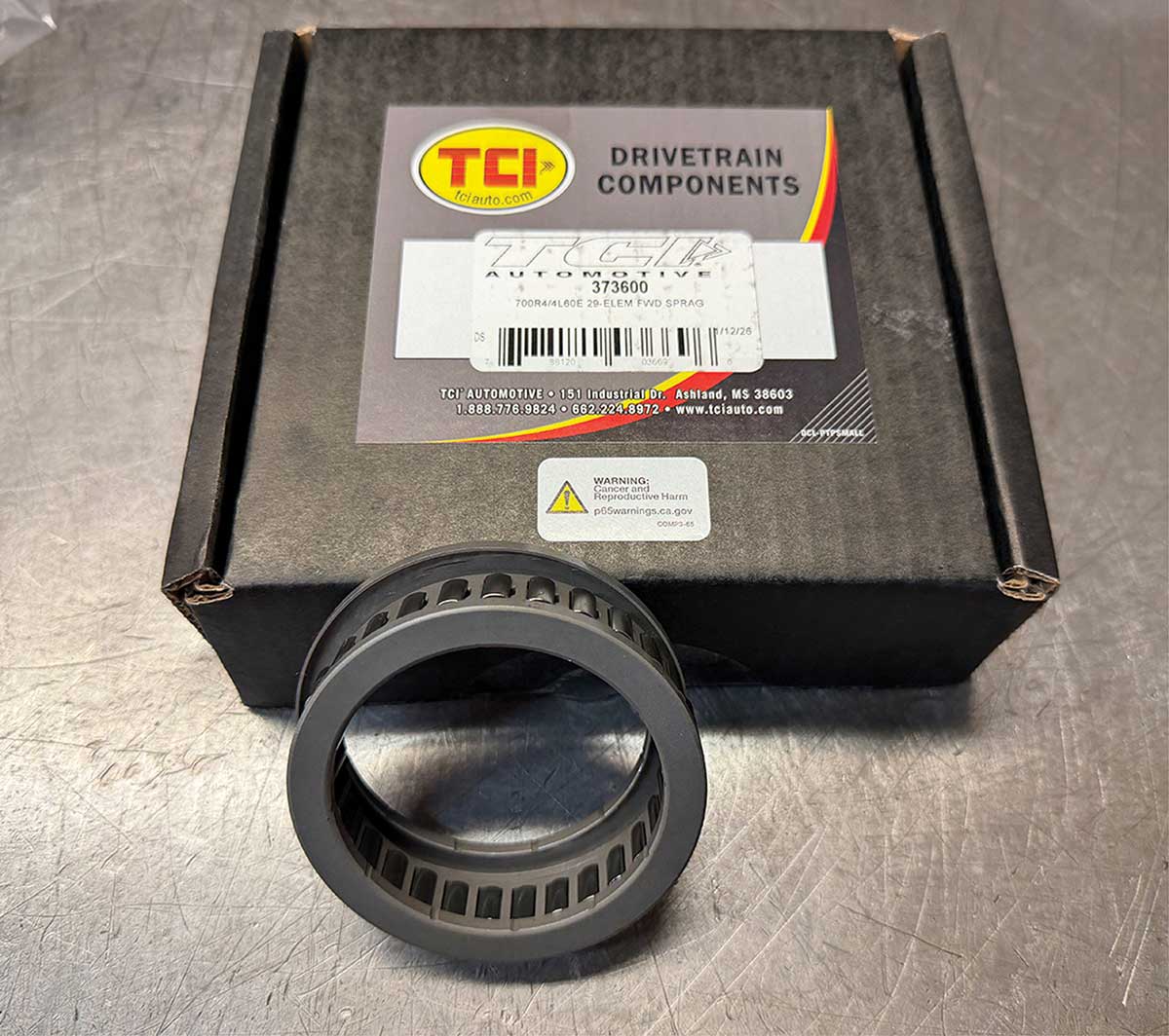 TCI Automotive forward sprag component.