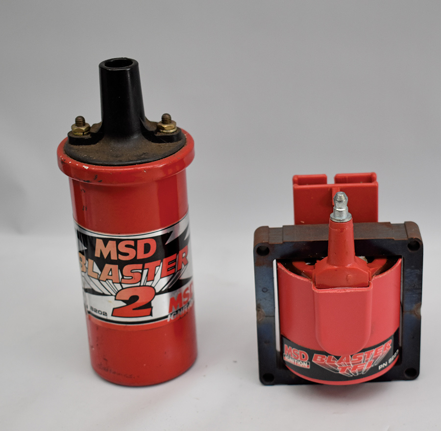 Comparison of canister and TFI style ignition coils.