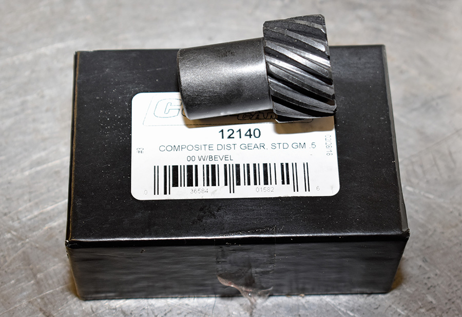 Comp Cams composite distributor gear in packaging.