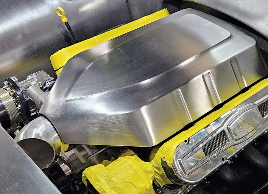Completed induction system cover with superb craftsmanship