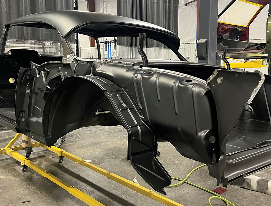 New Golden Star quarter-panels ready for installation