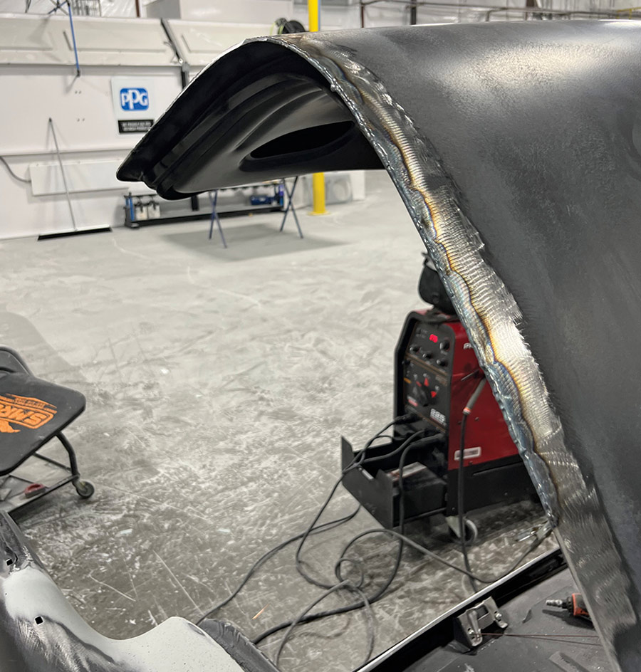 Adjusting metal to perfect uniform decklid gaps