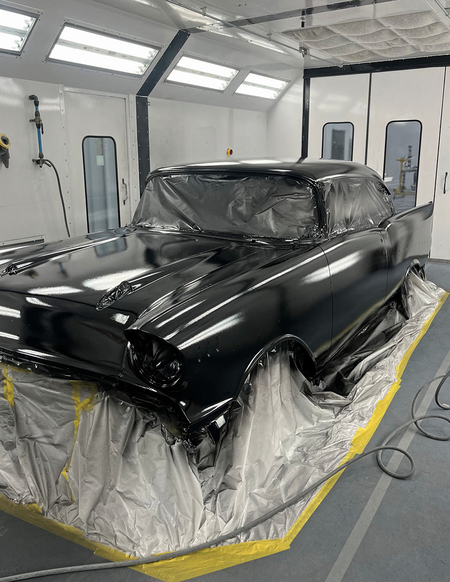 Bel Air body sealed with epoxy primer