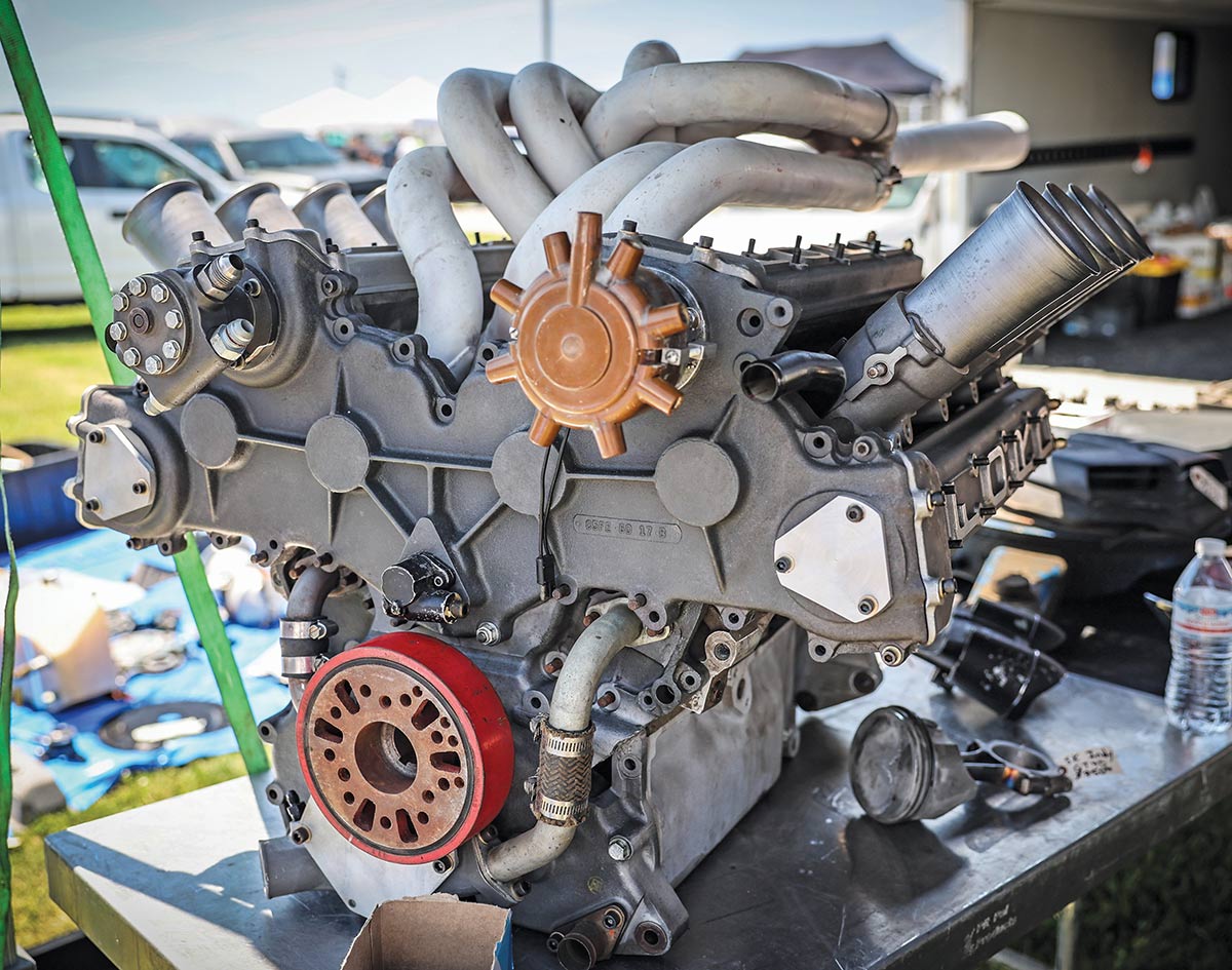 Rare 1960s Indy Ford V-8 engine for sale.